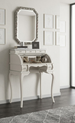 Commode blanche exclusive pour le salon Mobilier en bois de haute qualité