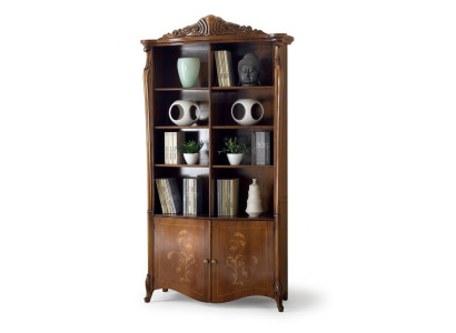 Salon Étagère de livres Classique marron Mobilier étagères en bois
