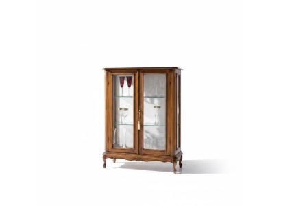 Meuble en bois de haute qualité, marron, style classique, armoire de style r, vitrines.