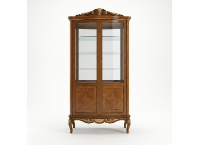 Vitrine de luxe Meubles fantaisie Armoires de garde-robe Vitrines en verre bois Cabinets
