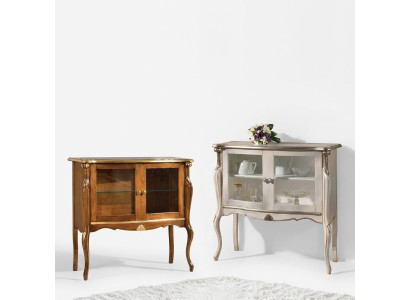 Vitrine de luxe classique pour le salon en bois Meuble vitrine Design Meuble