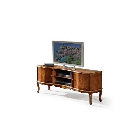 Meuble TV classique en bois massif Supports TV Meubles de salon Meubles design Élégants