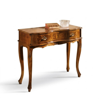 Table console classique r Meuble de luxe en bois Meuble d'appoint pour chambre à coucher