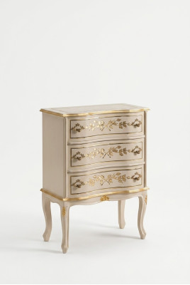 Classique Blanc Commode en bois Meuble de salon Armoire de rangement Nouveau