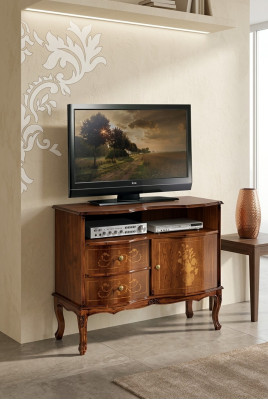 Meuble de télévision classique en r Luxe Buffet à tiroirs Meubles de salon Bois