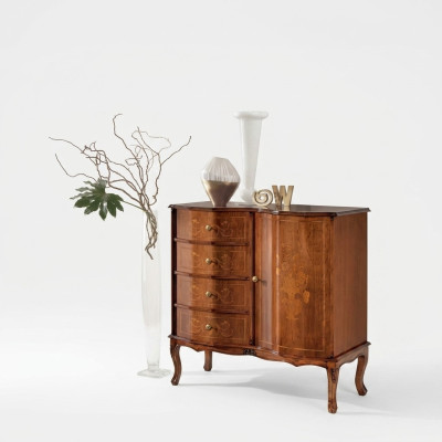 Commode classique de luxe Console de rangement avec design de tiroir