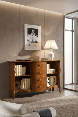 Étagère à livres en bois autoportante Étagère de bureau élégante en brun Nouvelle armoire