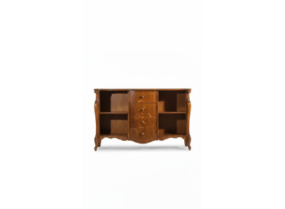 Étagère à livres en bois autoportante Étagère de bureau élégante en brun Nouvelle armoire
