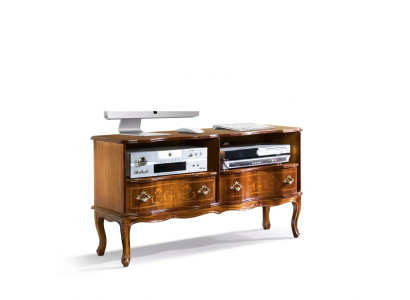 Classique s Lowboard TV Meuble TV Armoire Drawers Design en bois neuf
