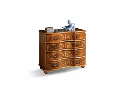 Classique marron bois armoire tiroirs commode Salon Design