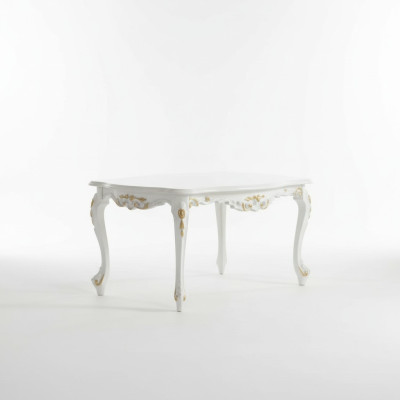 Tableau de salon classique r blanc Table basse Meubles en bois Salle de séjour Table Ab