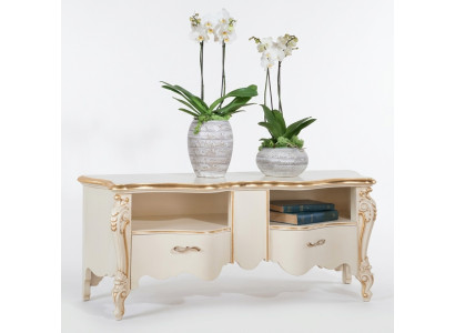 Étagère TV Commode Meuble TV Table en bois de l'étagère de bas design classique étagères