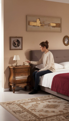 Table de chevet luxueuse de chambre luxueuse Table de chevet en bois de style Art Déco Hôtel