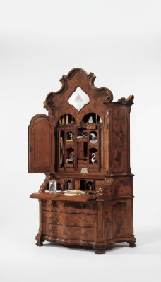 Meuble classique de luxe Buffets Commodes en bois Armoire Armoires de côté