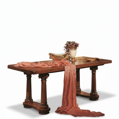 Table à manger Mobilier de design Salle à manger Table de luxe Style italien Ameublement
