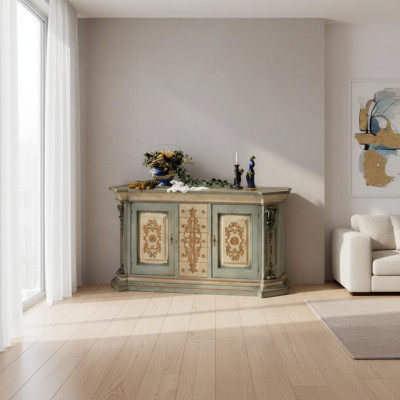 Classique s Commode en bois massif Luxueuse commode Buffet Mobilier de salon
