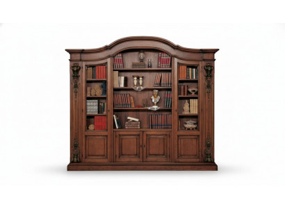 Meuble de bureau étagère marron classique design étagère étagère armoire