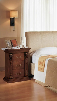 Table de chevet de design luxueux Tables d'appoint Chambre en bois Consoles de luxe