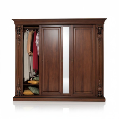 Chambre Armoire Mobilier Luxe Armoires en bois massif Conception nouvelle