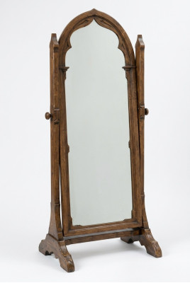 Grand miroir fait main avec cadre en bois de bois