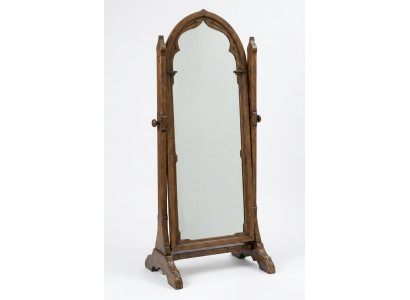 Grand miroir fait main avec cadre en bois de bois