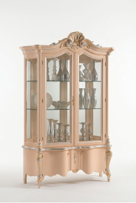 Conception de cabinet en bois de luxe Buffets en bois beige Meubles italiens