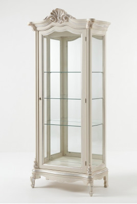Vitrine de luxe, conception de cabinet en bois, armoires blanches, mobilier italien, vitrines.