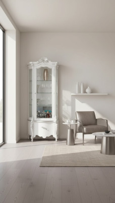 Conception de placards en bois de luxe Placards en bois Design Blanc Meubles italiens Étagère