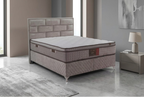 Conception de rembourrage de lit luxe bois lits doubles chambre à coucher meubles d'hôtel.