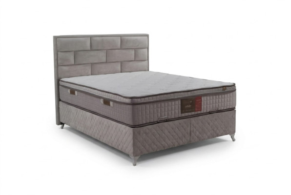 Conception de rembourrage de lit luxe bois lits doubles chambre à coucher meubles d'hôtel.