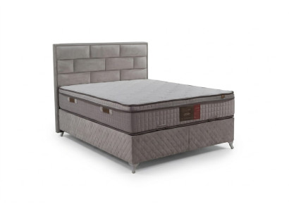 Conception de rembourrage de lit luxe bois lits doubles chambre à coucher meubles d'hôtel.