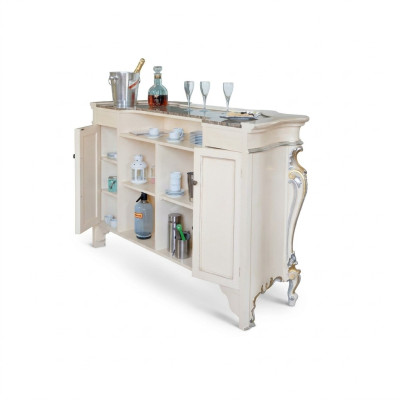 Comptoir de bar Comptoir de bar blanc Comptoir de bar de style classique Comptoir de bar en bois