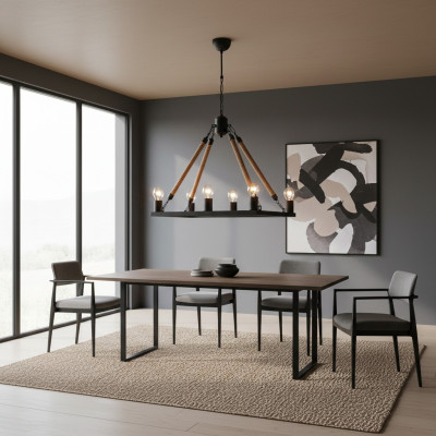 Plafonnier lustre Lustre Plafonnier Lampes Noir Moderne