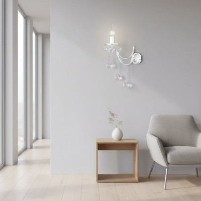 Applique murale appliques murales applique murale lustre lampes murales argent cristal