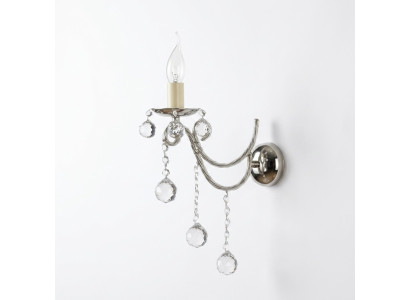 Applique murale appliques murales applique murale lustre lampes murales argent cristal