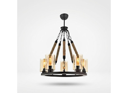 Plafonnier Lustre Luminaire Suspensions Lampes Verre Noir