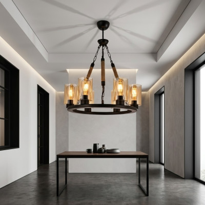 Lampes Lampe de plafond Lumière de plafond Lustre Lustre Verre Noir neuf