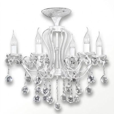 Lustre Lustre Cristal Plafonnier Plafonnier Lampes Blanches