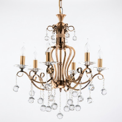 Lustre de plafond de luxe Lustre Lustre Lustre Plafonnier Or Cristal Art