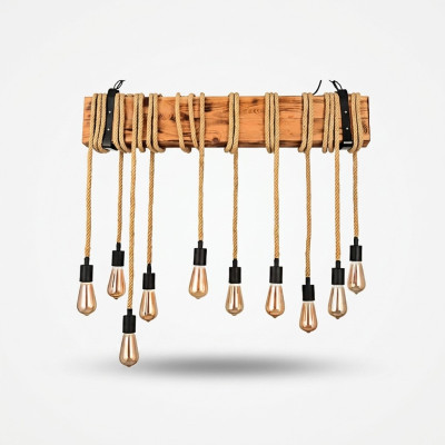 Lampes Table à manger Luminaire au plafond Lustre Lustre Lampe Lampes en bois