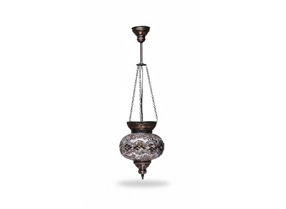 Lampes Luminaire Lustre Lustre Lampe de plafond Verre Argent nouveau