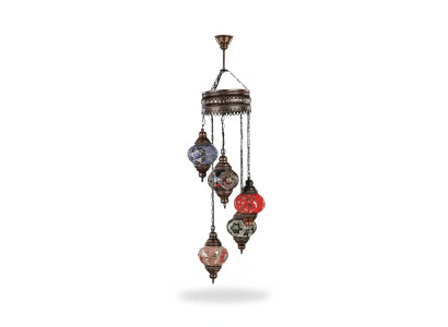 Plafond Lustre Lustre Lustre Multicolore Lustre Lampe de plafond Lampes Verre