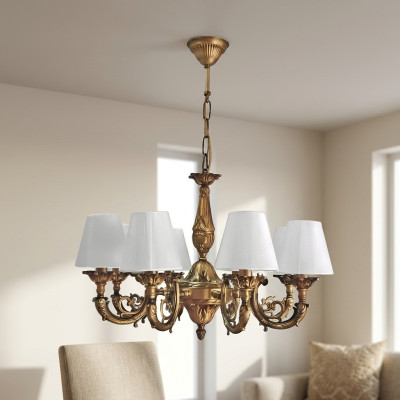 Plafonnier Lustre Lustre Lustre Lampe de plafond Lampes en zinc Dorées Lampadaire