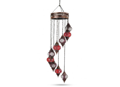 Lustre applique plafonnier Lustre Lampe de plafond Lampes Verre 45x145cm