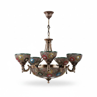 Lustre de plafond lustre lustre plafonnier lampes en verre lampes lumières