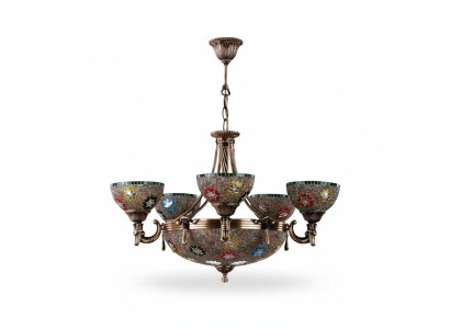 Lustre de plafond lustre lustre plafonnier lampes en verre lampes lumières