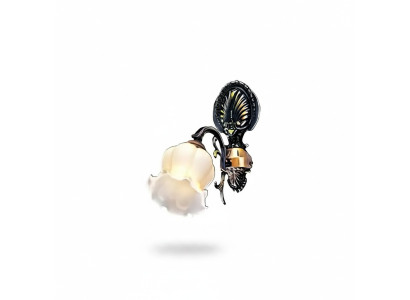 Lampe murale applique murale fleurs applique murale lustre appliques murales en verre gris