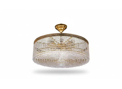 Lustre de plafond de luxe lustre Lustre Plafonnier Or Lampe en cristal