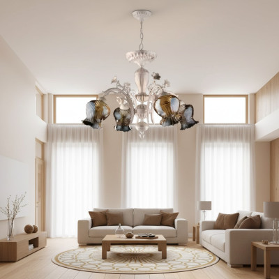 Lampe de plafond lustre plafonnier lustre lustre lampe en verre
