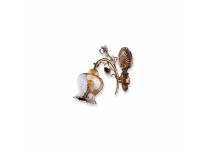 Applique murale lampes murales fleurs applique murale lustre applique murale verre marron 
